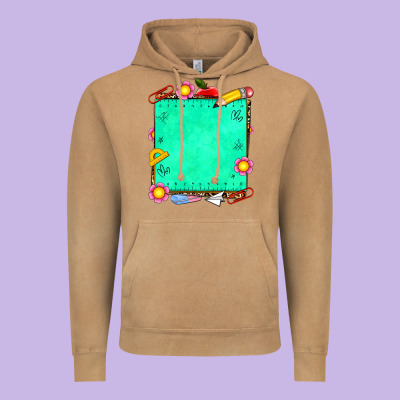 School Add Your Own Text Vintage Hoodie Designed By Nancycooperartshop