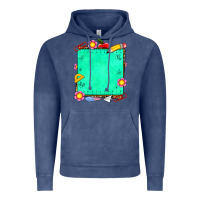 Vintage Denim school add your own text Vintage Hoodie - NancyCooperArtShop