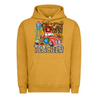 Pigment Peanut Butter Just a Small Town Teacher Urban Hoodie - CowhideDigitalArt