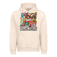 Sandshell Just a Small Town Teacher Urban Hoodie - CowhideDigitalArt