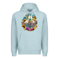 Blue Mist Cool mom club mother's day Premium Hoodie - HowdyJamesFarm