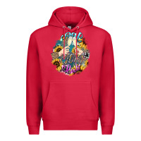 Cardinal Cool mom club mother's day Premium Hoodie - HowdyJamesFarm
