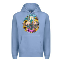 Colony Blue Cool mom club mother's day Premium Hoodie - HowdyJamesFarm