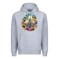 Heather Grey Cool mom club mother's day Premium Hoodie - HowdyJamesFarm