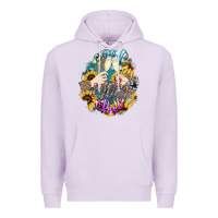 Lilac Cool mom club mother's day Premium Hoodie - HowdyJamesFarm