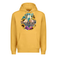 Mustard Cool mom club mother's day Premium Hoodie - HowdyJamesFarm