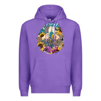 Purple Cool mom club mother's day Premium Hoodie - HowdyJamesFarm