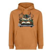 Meerkat cowhide and hunter truck olivia Heavyweight Hoodie - OliviaCreatesArt