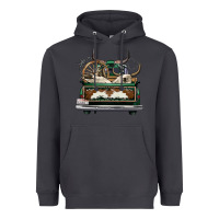 Smoke cowhide and hunter truck olivia Heavyweight Hoodie - OliviaCreatesArt