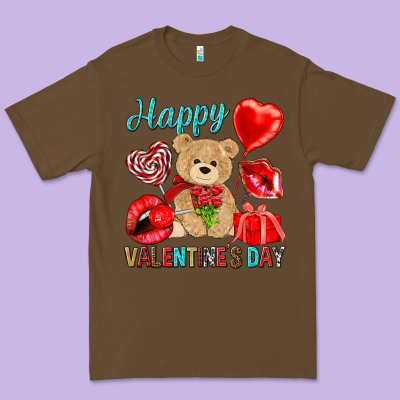 Happy Valentines Day Premium Tee Designed By Nancycooperartshop