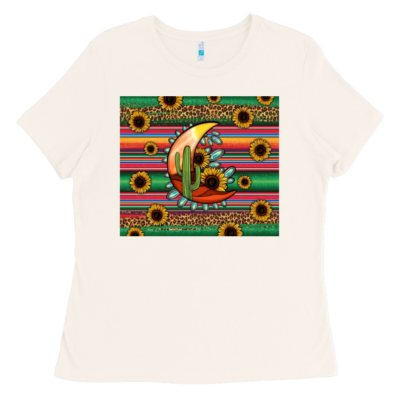 Western Desert Moon Ladies Tee by Jasminsmagicworld | Teevron