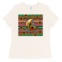 Bone western desert moon Ladies Tee - Jasminsmagicworld