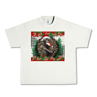 Pistachio Merry Christmas skeleton Urban Heavy Tee - NancyCooperArtShop