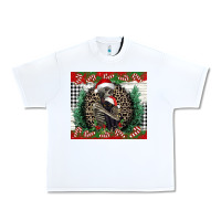 White Merry Christmas skeleton Urban Heavy Tee - NancyCooperArtShop
