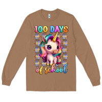 Toasted Coconut 100 days of school unicorn Long Sleeve Tee - Artiststas