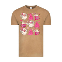 Vintage Camel retro doodle pink christmas Vintage Tee - MaliasSmallBusiness