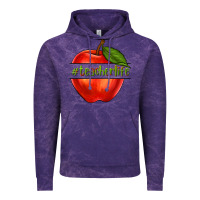 Cloud Purple teacher life with apple Vintage Hoodie - NancyCooperArtShop