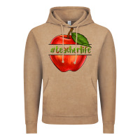Teacher Life With Apple Vintage Hoodie | Teevron