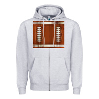 Heather Grey distressed american football pattern Zipper Hoodie - TumblerDesignByShophia