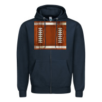Navy distressed american football pattern Zipper Hoodie - TumblerDesignByShophia