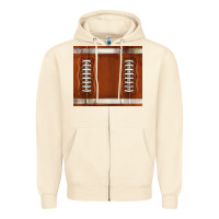 Sandshell distressed american football pattern Zipper Hoodie - TumblerDesignByShophia
