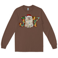 Chestnut pomeranian christmas joy Long Sleeve Tee - RanaPortraitStore