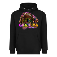 Black football grandma Heavyweight Hoodie - OliviaCreatesArt