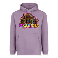 Lavender football grandma Heavyweight Hoodie - OliviaCreatesArt