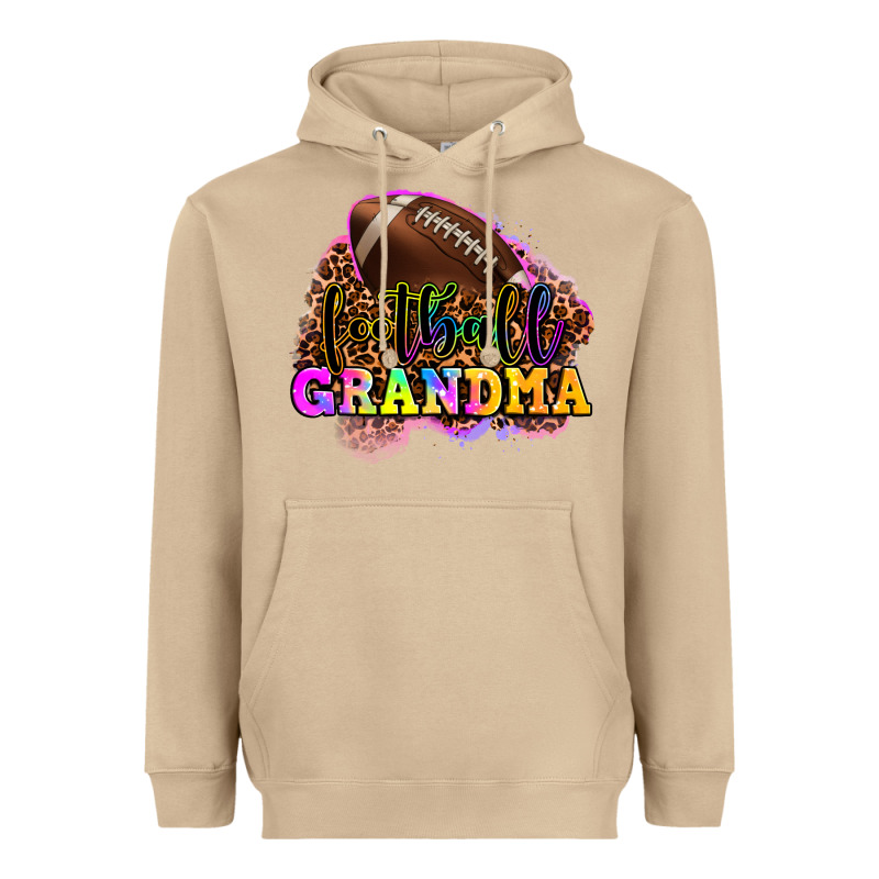 Football Grandma Heavyweight Hoodie by OliviaCreatesArt | Teevron