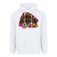 White football grandma Heavyweight Hoodie - OliviaCreatesArt