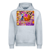 Heather Grey 1st Halloween Urban Hoodie - CowhideDigitalArt