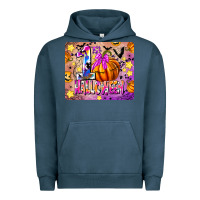 Pigment Midnight Navy 1st Halloween Urban Hoodie - CowhideDigitalArt