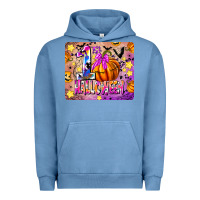 Pigment Pebble Blue 1st Halloween Urban Hoodie - CowhideDigitalArt