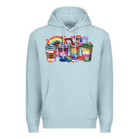 Blue Mist lgbtq coffee cups Premium Hoodie - HowdyJamesFarm