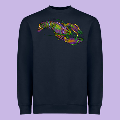 Mardi Gras Lobster Heavyweight Sweatshirt Designed By Ranaportraitstore