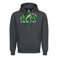 Smoke Game day soccer Zipper Hoodie - HowdyJamesFarm