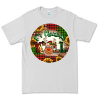Dove Grey it's Christmas y'all reindeer Christmas Premium Tee - Jasminsmagicworld