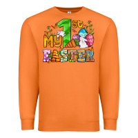 Carrot Easter Day My first Easter with eggs and rabbits Premium Sweatshirt - OliviaCreatesArt