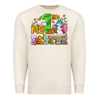 Sandshell Easter Day My first Easter with eggs and rabbits Premium Sweatshirt - OliviaCreatesArt