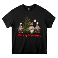 Black merry christmas with gnomes Heavy Core Tee - AdoDesignShop