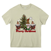 Mossy merry christmas with gnomes Heavy Core Tee - AdoDesignShop