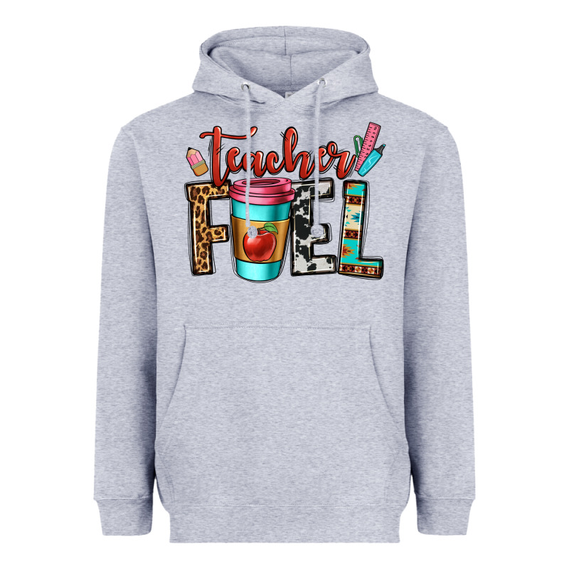 Teacher Fuel Heavyweight Hoodie by OliviaCreatesArt | Teevron
