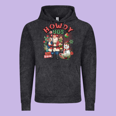 Howdy Hos Vintage Hoodie Designed By Maliassmallbusiness