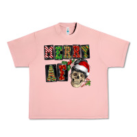 Salmon Merry af skeleton messy bun Urban Heavy Tee - NancyCooperArtShop