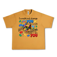 Peanut Butter i would not change you autism Urban Heavy Tee - JahusDesignShop