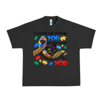 Pigment Black i would not change you autism Urban Heavy Tee - JahusDesignShop