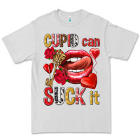 Dove Grey cupid can suck it Premium Tee - NancyCooperArtShop