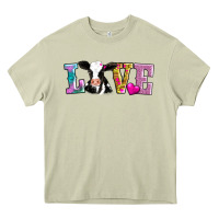 Mossy love with cow Heavy Core Tee - AdoDesignShop