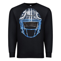 Black football helmet fa element 1 Premium Sweatshirt - FaDigitalArtStudio