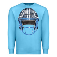 Ocean Blue football helmet fa element 1 Premium Sweatshirt - FaDigitalArtStudio